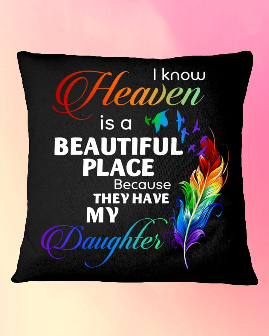 Heaven Is A Beautiful Place, Square Pillow Best Mother s Day Gift Ideas, Mother's Day Gift For Mom, Thank You Gifts For Mother s Day 1616522648825.jpg