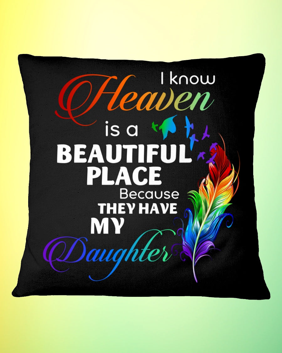 Heaven Is A Beautiful Place, Square Pillow Best Mother s Day Gift Ideas, Mother's Day Gift For Mom, Thank You Gifts For Mother s Day 1616522650386.jpg