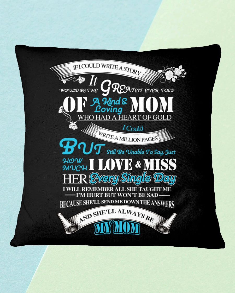 I Will Remember All She Taught Me, Square Pillow Best Mother s Day Gift Ideas, Mother's Day Gift For Mom, Thank You Gifts For Mother s Day 1616522650513.jpg