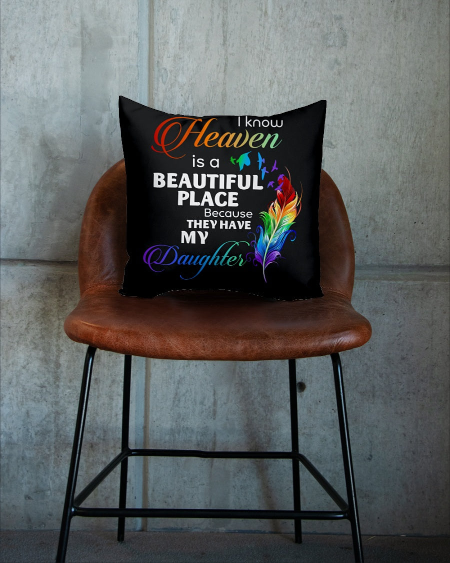 Heaven Is A Beautiful Place, Square Pillow Best Mother s Day Gift Ideas, Mother's Day Gift For Mom, Thank You Gifts For Mother s Day 1616522653502.jpg