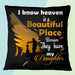 I Know Heaven Is A Beautiful Place Square Pillow, Best Mother’s Day Gift Ideas, Mother's Day Gift For Mom 1616522662335.jpg