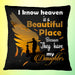 I Know Heaven Is A Beautiful Place Square Pillow, Best Mother’s Day Gift Ideas, Mother's Day Gift For Mom 1616522663675.jpg