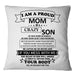 To My Mom From Son I Am proud Mom Square Pillow, Best Mother’s Day Gift Ideas, Thank You Gifts For Mother’s Day 1616522668694.jpg