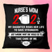 Nurses Mom Is Proud Of Her Daughter Square Pillow, Meaningful Mother’s Day Gift, Best Mother’s Day Gift Ideas, Thank You Gifts For Mother’s Day 1616607946688.jpg