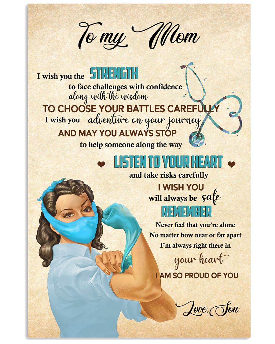 Listen To Your Heart Canvas And Poster, Best Mother’s Day Gift Ideas, Mother’s Day Gift From Son To Mom, Warm Home Decor Wall Art Visual Art 1616608369252.jpg