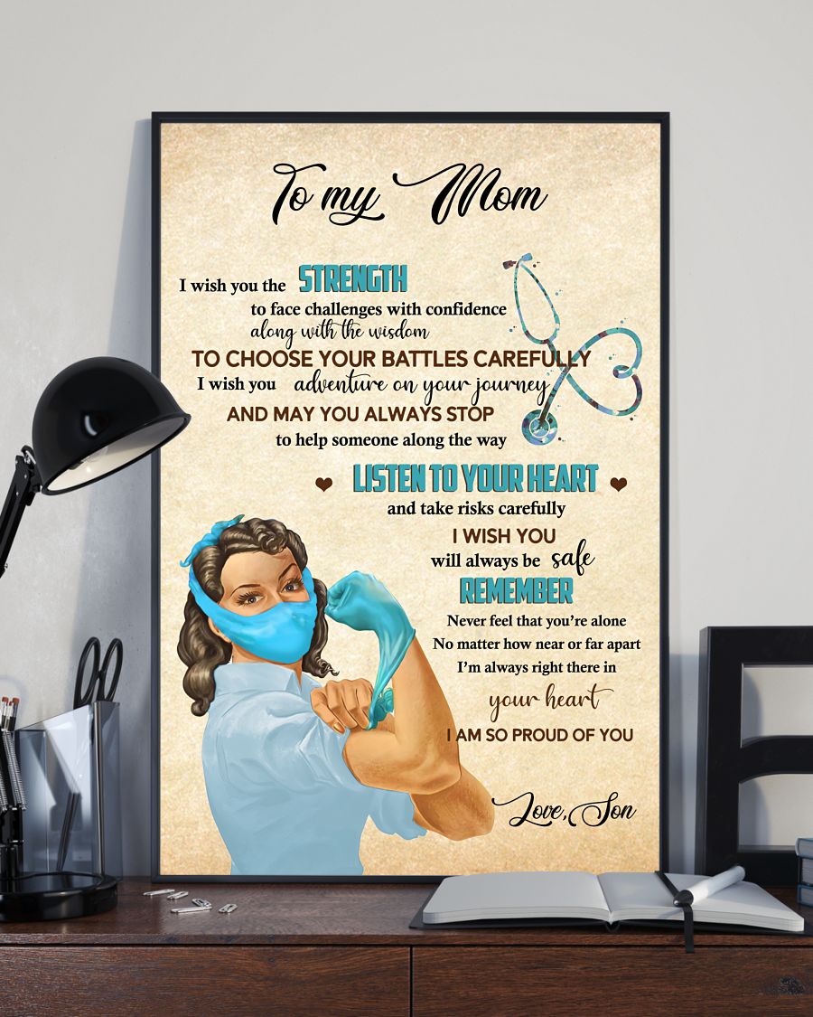 Listen To Your Heart Canvas And Poster, Best Mother’s Day Gift Ideas, Mother’s Day Gift From Son To Mom, Warm Home Decor Wall Art Visual Art 1616608369509.jpg