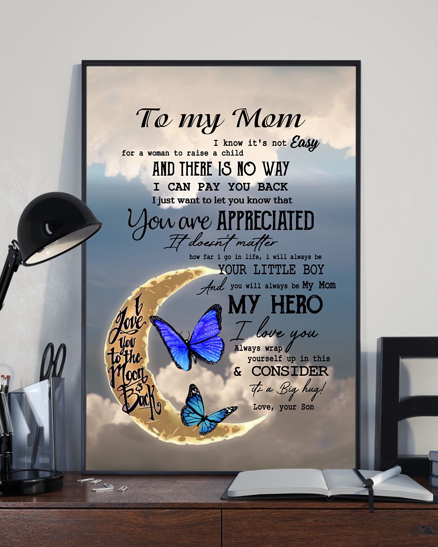 You Are Appreciated Canvas And Poster, Best Mother’s Day Gift Ideas, Mother’s Day Gift From Son To Mom, Warm Home Decor Wall Art Visual Art 1616608373393.jpg