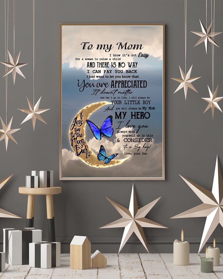 You Are Appreciated Canvas And Poster, Best Mother’s Day Gift Ideas, Mother’s Day Gift From Son To Mom, Warm Home Decor Wall Art Visual Art 1616608374365.jpg