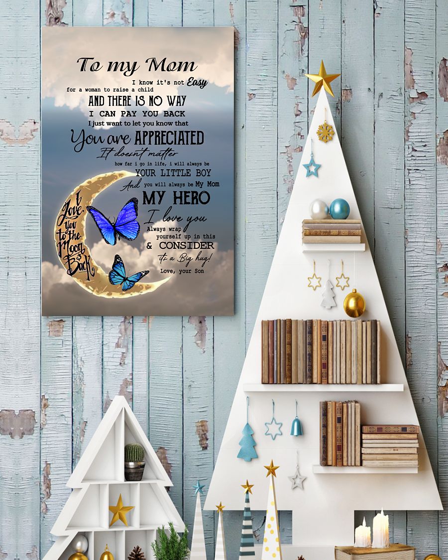 You Are Appreciated Canvas And Poster, Best Mother’s Day Gift Ideas, Mother’s Day Gift From Son To Mom, Warm Home Decor Wall Art Visual Art 1616608374615.jpg