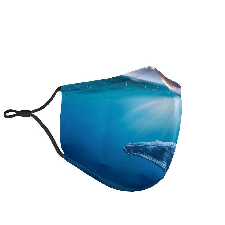 Whale 3D Ocean Washable Cloth Mask 1617036302774.jpg