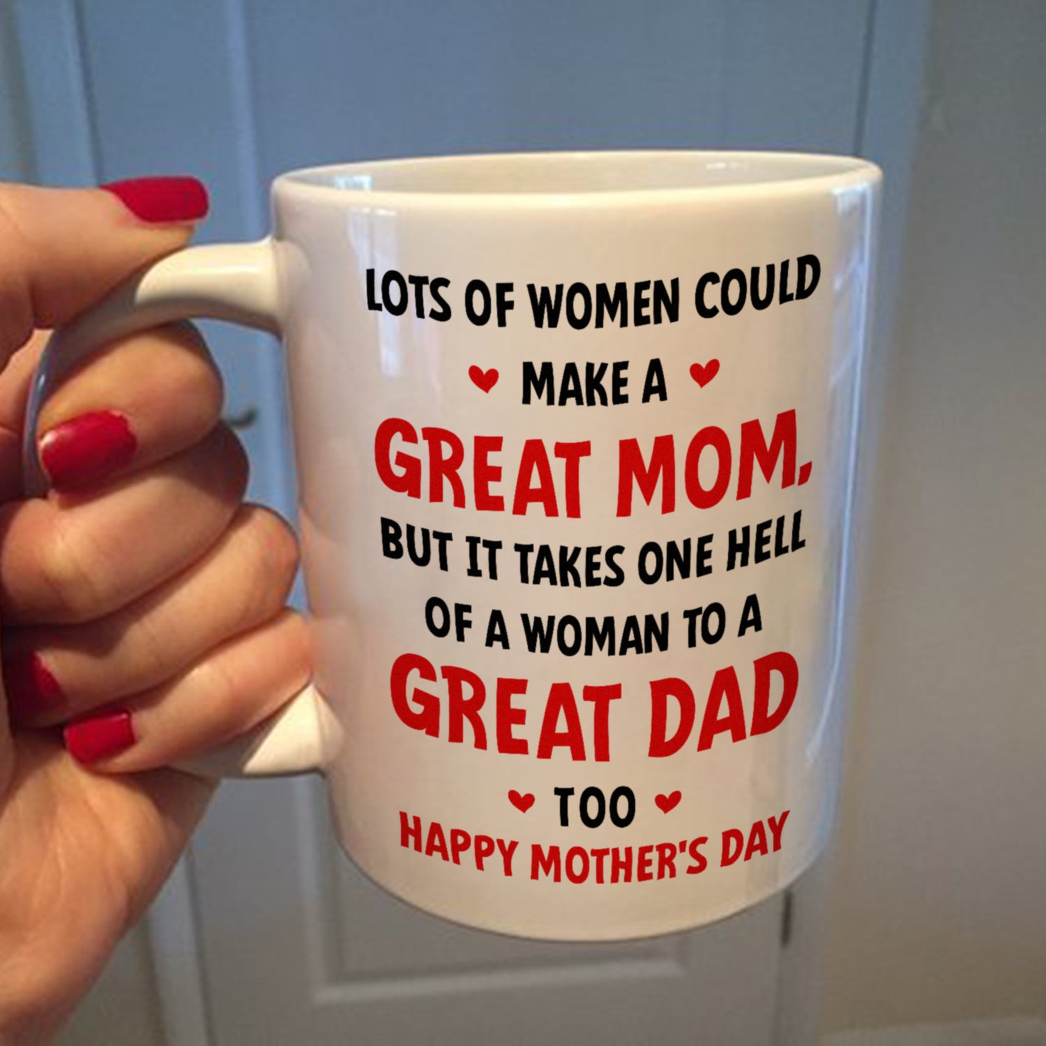 Lost Of Women Could Make A Great Mom, Happy Mother's Day, Mug, Thank You Gifts For Mother’s Day, Best Mother’s Day Gift Ideas, Double Side Printed Ceramic Coffee Mug Tea Cups Latte			 1617090050732.jpg