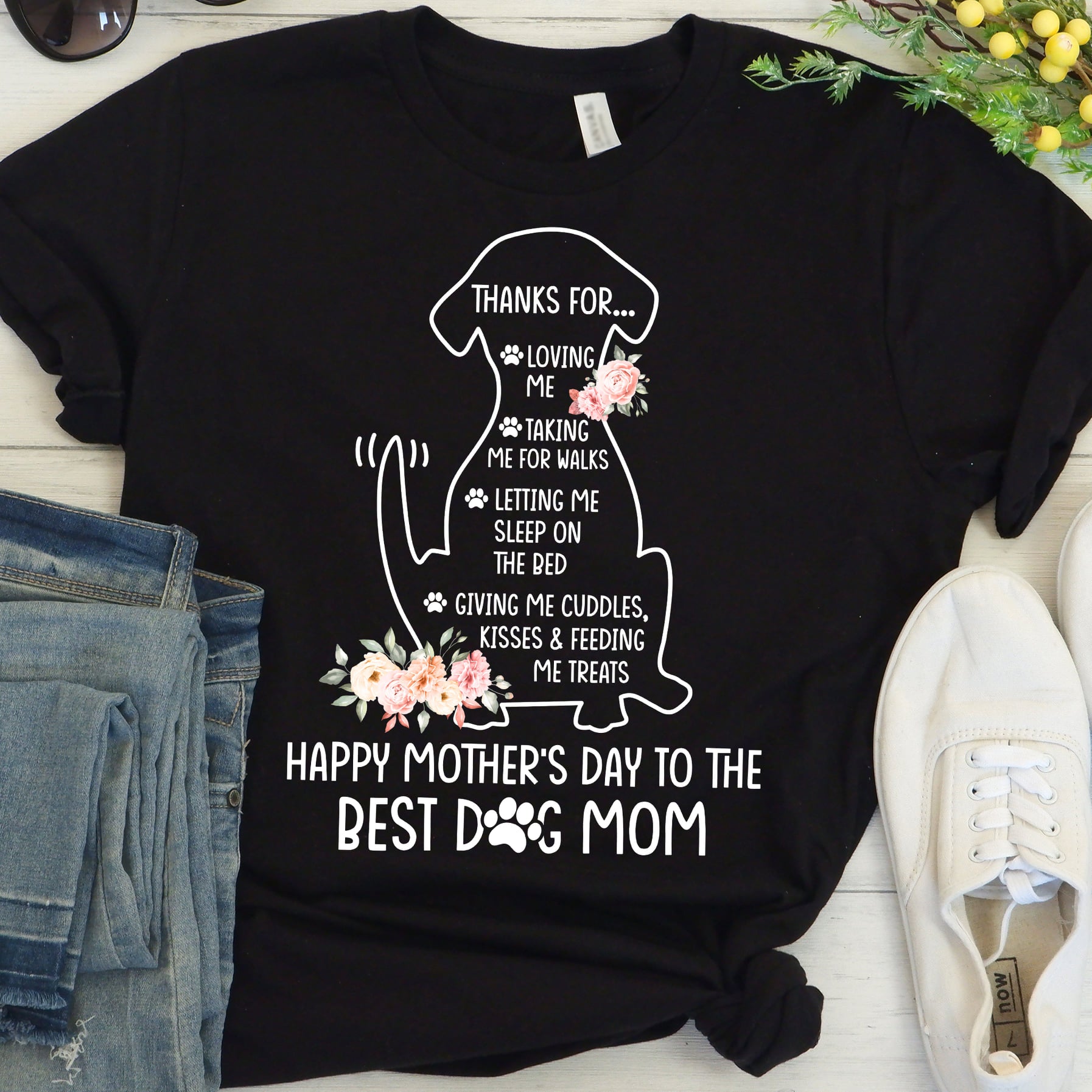 Thanks For Loving Me T Shirt Hoodie, Meaningful Mother’s Day Gift, Happy Mother’s Day Ideas 1617090060291.jpg