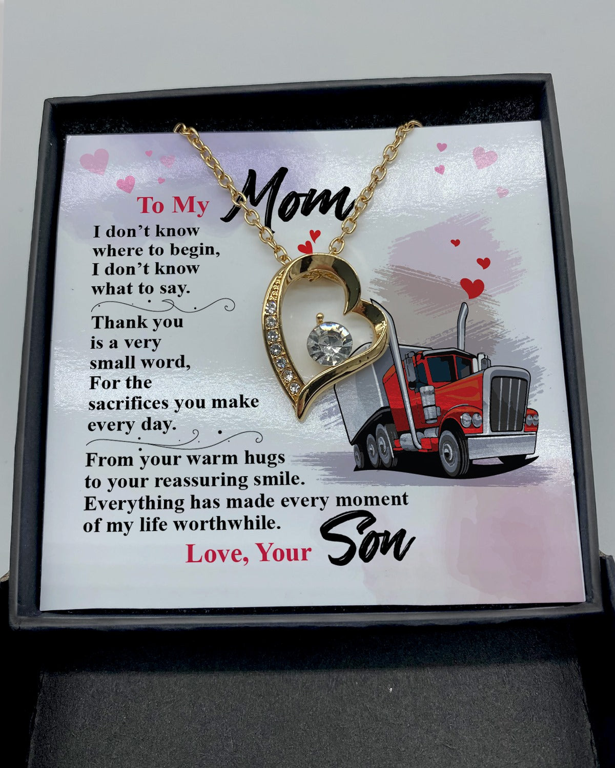 To My Mom I Don't Know Where To Begin Necklace With Message Card, Meaningful Mother’s Day Gift, Happy Mother’s Day Ideas, From Son To Mom 1617090063398.jpg