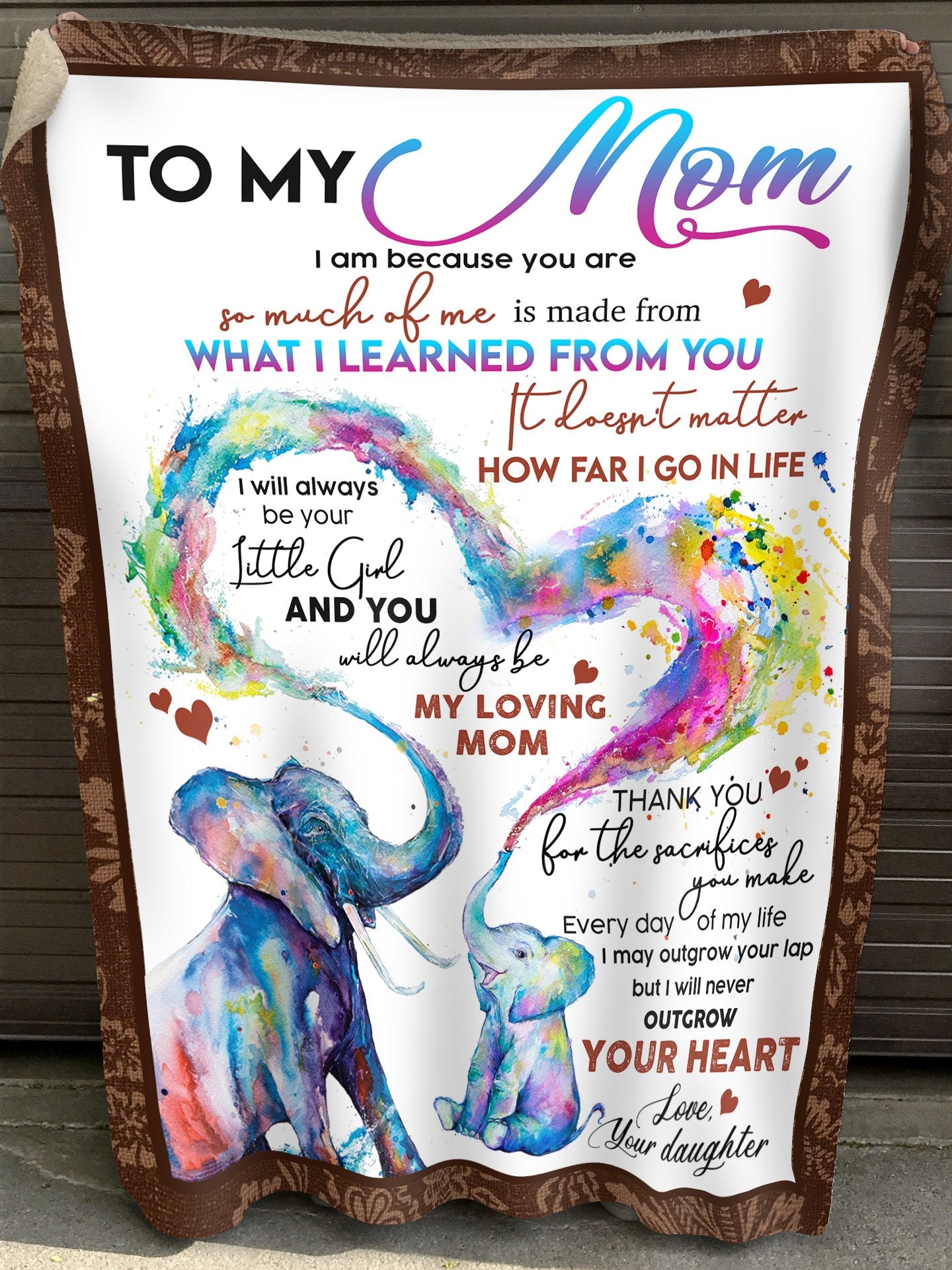 You Will Always My Loving Mom, Fleece Blanket - Quilt Blanket, Best Mother’s Day Gift Ideas, Mother’s Day Gift From Daughter To Mom, Home Decor Bedding Couch Sofa Soft and Comfy Cozy			 1617090065767.jpg