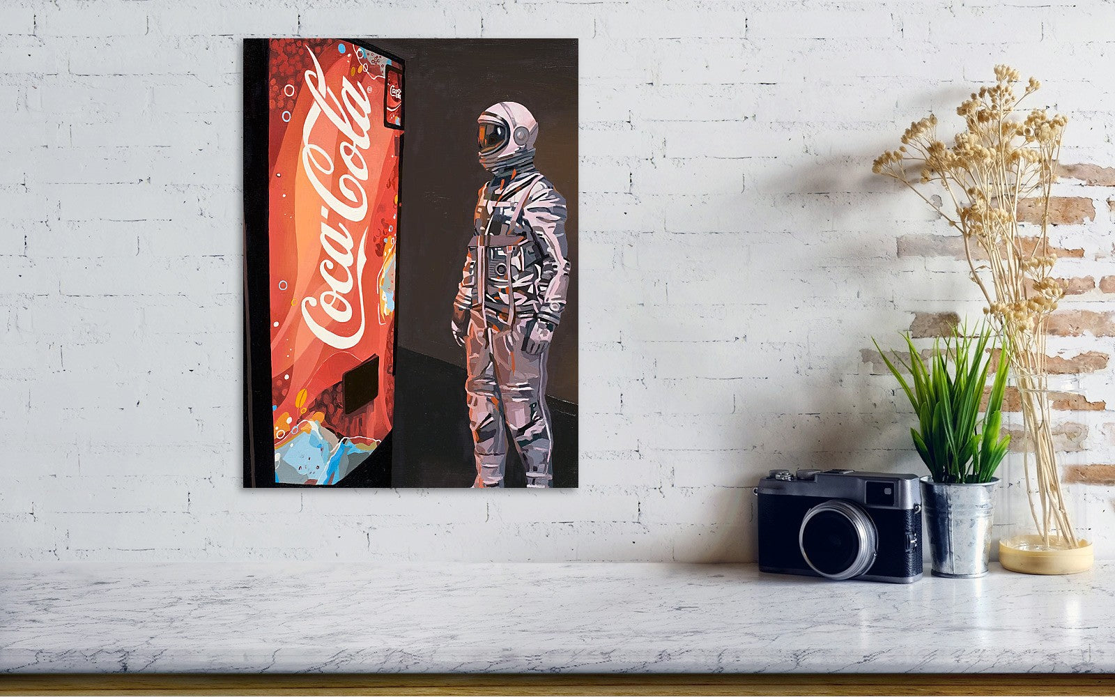 The Coke Machine Art Print Canvas And Poster, Warm Home Decor Wall Art Visual Art 1617268375347.jpg