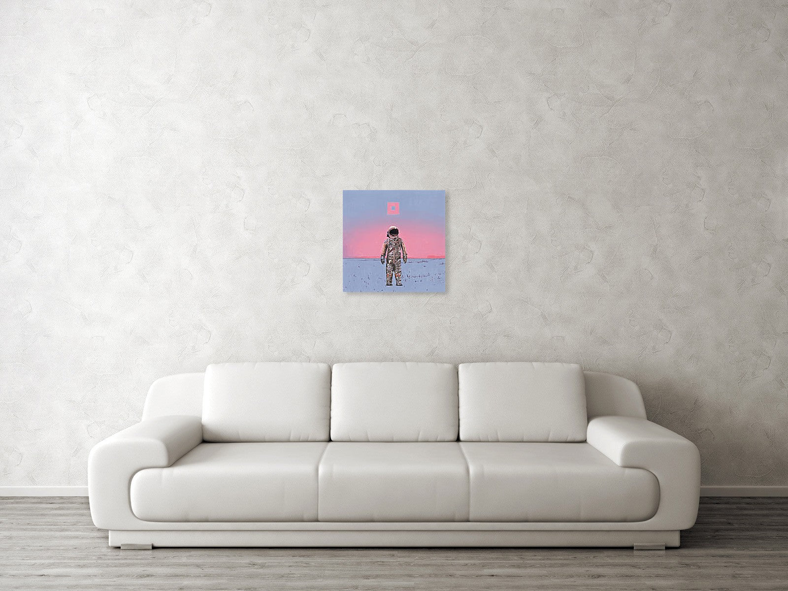 Pink Square Art Print Canvas And Poster, Warm Home Decor Wall Art Visual Art 1617268375659.jpg