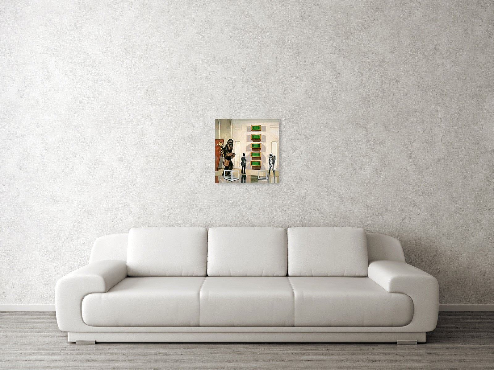 Chewbacca In Cloud City With Art Art Print Canvas And Poster, Warm Home Decor Wall Art Visual Art 1617268379340.jpg