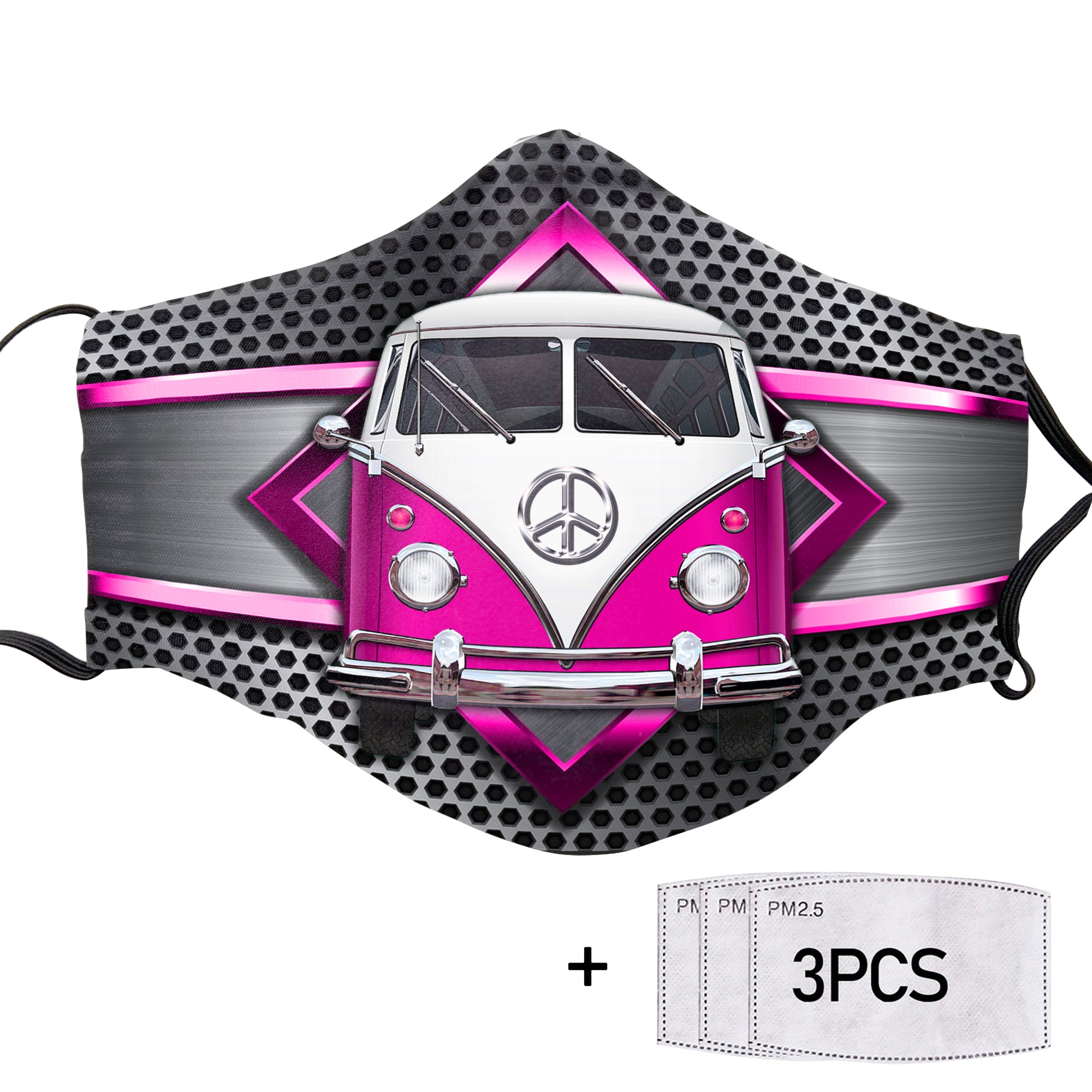 Love Campervan Cloth Face Mask 1617560882659.jpg