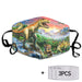 Love Dinosaurs Cloth Face Mask 1617560910457.jpg