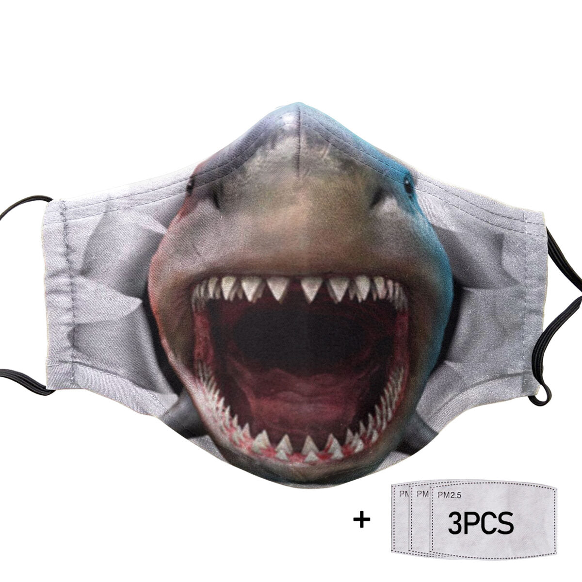 Love Shark Cloth Face Mask 1617560927948.jpg