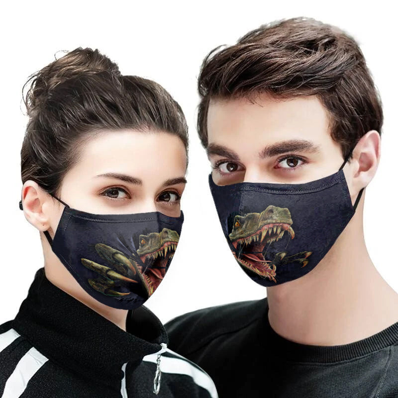 Love T-Rex Cloth Face Mask 1617560995298.jpg