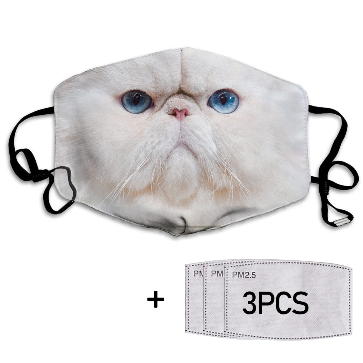 Love Persian Cat Cloth Face Mask 1617560997060.jpg