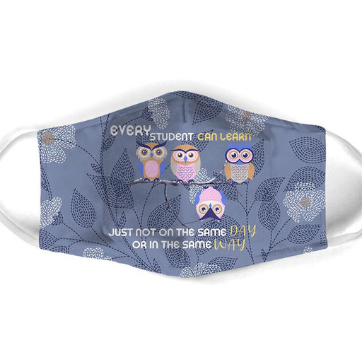 Every Student Can Learn Owl Cloth Face Mask 1617727941605.jpg