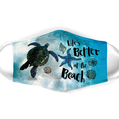 Sea Turtle Is Always Better At The Beack Cloth Face Mask 1617730499065.jpg