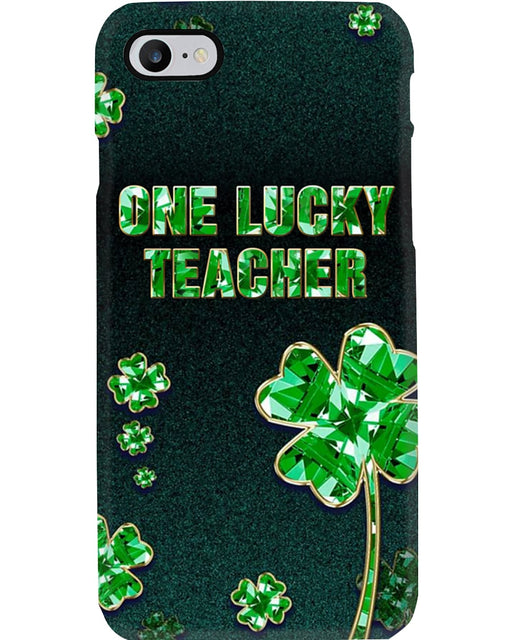 Teacher St Patrick's Day One Lucky Teacher Phone Case 1619883168381.jpg
