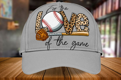 For The Love Of Baseball Game All Over Print Cap Classic Caps Curved 3D Print Classic Caps, Gift For Baseball Lovers 1620898127761.jpg