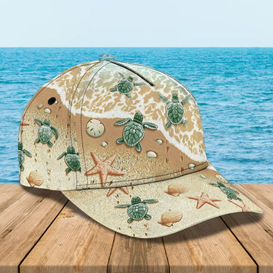 Love Beach Turtle All Over Print Cap Classic Cap Curved 3D Print Classic Caps Gift For Friend Gift For Beach Lover 1622516434491.jpg