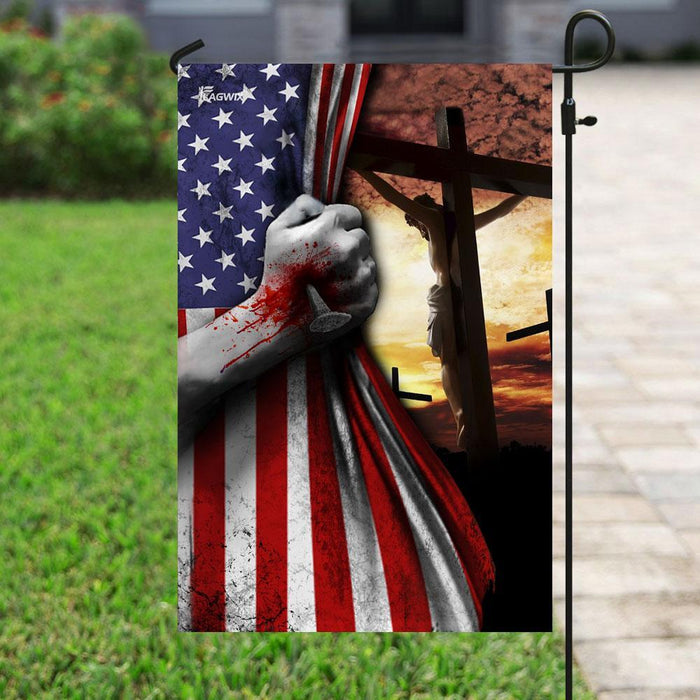 Jesus Is My Savior Flag v1