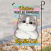 All Visitors Must Be Approved By The Cat Flag | Garden Flag | Double Sided House Flag - GIFTCUSTOM