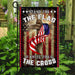 America Stand For The Flag Kneel For The Cross Flag | Garden Flag | Double Sided House Flag - GIFTCUSTOM