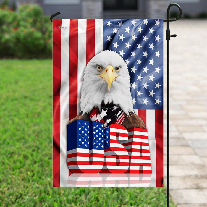 American Bald Eagle Flag | Garden Flag | Double Sided House Flag - GIFTCUSTOM
