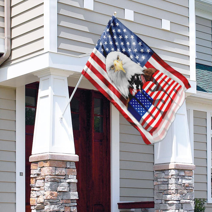 American Bald Eagle Flag | Garden Flag | Double Sided House Flag - GIFTCUSTOM