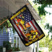 American By Birth Firefighter By Choice Flag | Garden Flag | Double Sided House Flag - GIFTCUSTOM