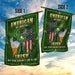 American By Birth Irish By The Grace Of God Flag | Garden Flag | Double Sided House Flag - GIFTCUSTOM