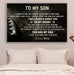 American football Canvas and Poster ��� Mom son In my heart wall decor visual art - GIFTCUSTOM