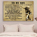 American football Canvas and Poster ��� Mom to Son ��� I closed my eyes wall decor visual art - GIFTCUSTOM