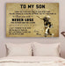 American football Canvas and Poster ��� Mom to Son ��� never lose wall decor visual art - GIFTCUSTOM