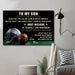 American football Canvas and Poster ��� son mom ��� just believe wall decor visual art - GIFTCUSTOM
