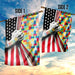 Autism American Flag | Garden Flag | Double Sided House Flag - GIFTCUSTOM