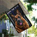 Back The Blue German Shepherd K9 Unit Flag | Garden Flag | Double Sided House Flag - GIFTCUSTOM