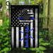 Back The Blue Police Flag | Garden Flag | Double Sided House Flag - GIFTCUSTOM