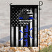 Back The Blue Police Flag | Garden Flag | Double Sided House Flag - GIFTCUSTOM