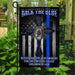 Back The Blue Police Flag | Garden Flag | Double Sided House Flag - GIFTCUSTOM