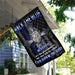 Back The Blue Police Officer American US Flag | Garden Flag | Double Sided House Flag - GIFTCUSTOM