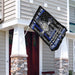 Back The Blue Police Officer American US Flag | Garden Flag | Double Sided House Flag - GIFTCUSTOM