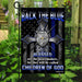 Back The Blue Police Officer American US Flag | Garden Flag | Double Sided House Flag - GIFTCUSTOM